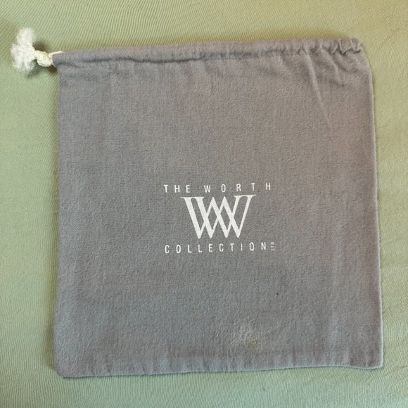 The Worth Collection Gray Dust Bag - 10in x 10in - Picture 2 of 4